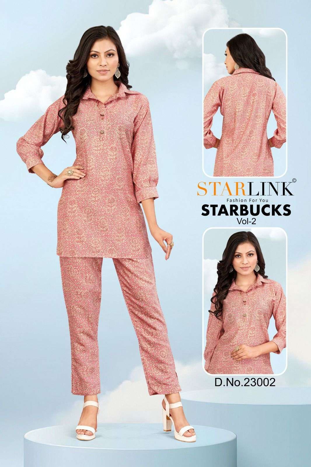 STARLINK STARBUCKS -2 Co-ord set Kurti Wholesale catalog