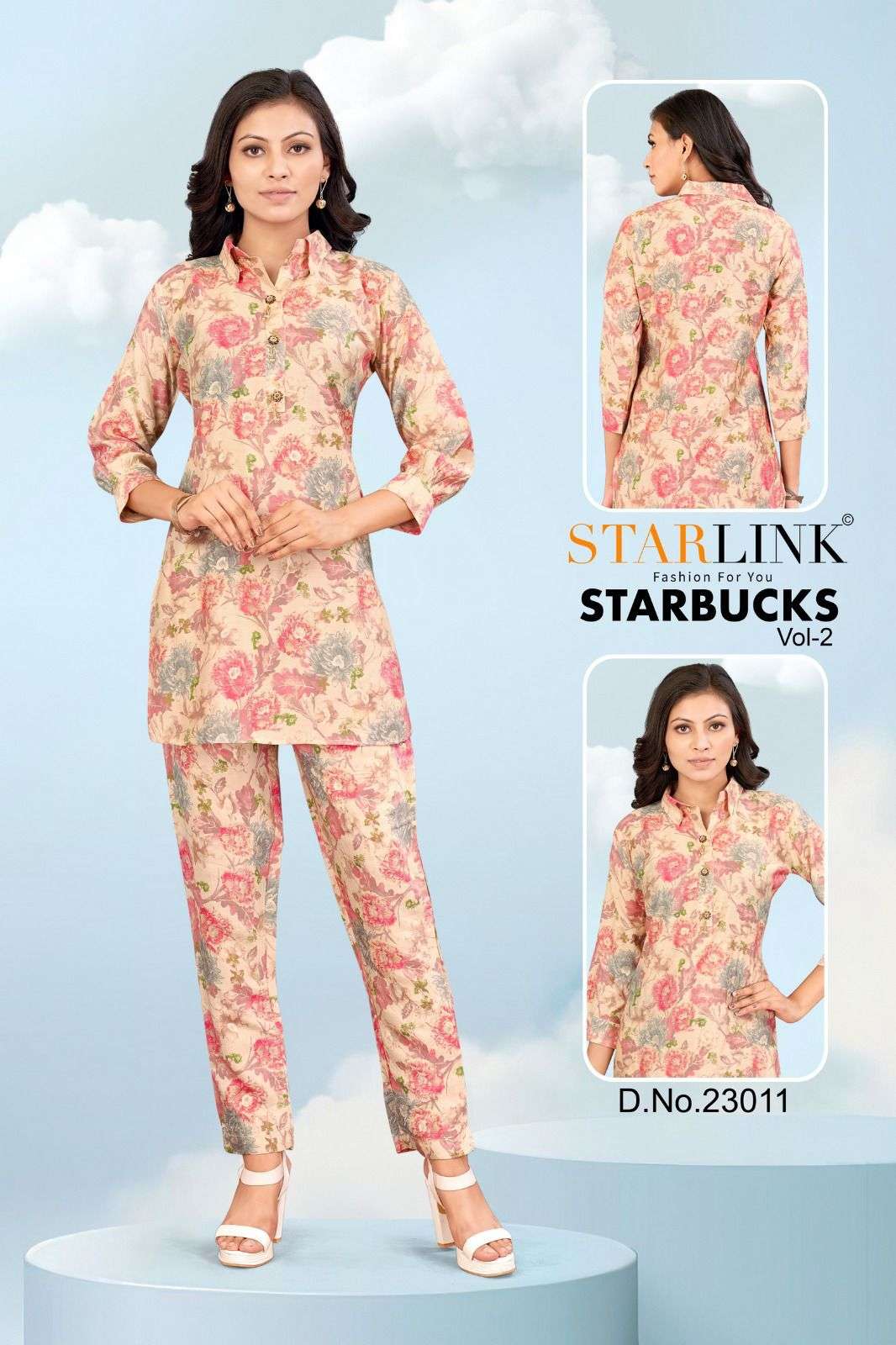 STARLINK STARBUCKS -2 Co-ord set Kurti Wholesale catalog