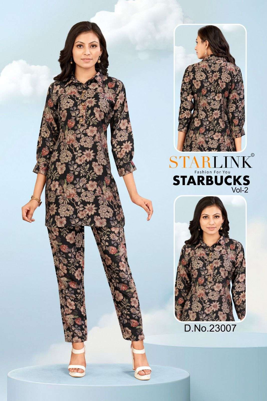 STARLINK STARBUCKS -2 Co-ord set Kurti Wholesale catalog
