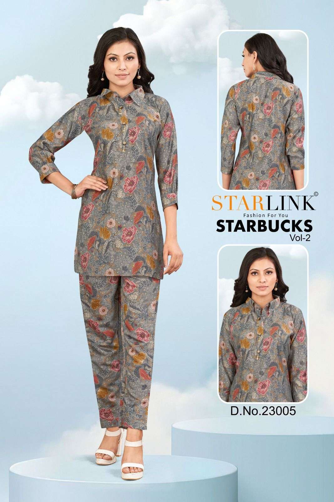 STARLINK STARBUCKS -2 Co-ord set Kurti Wholesale catalog