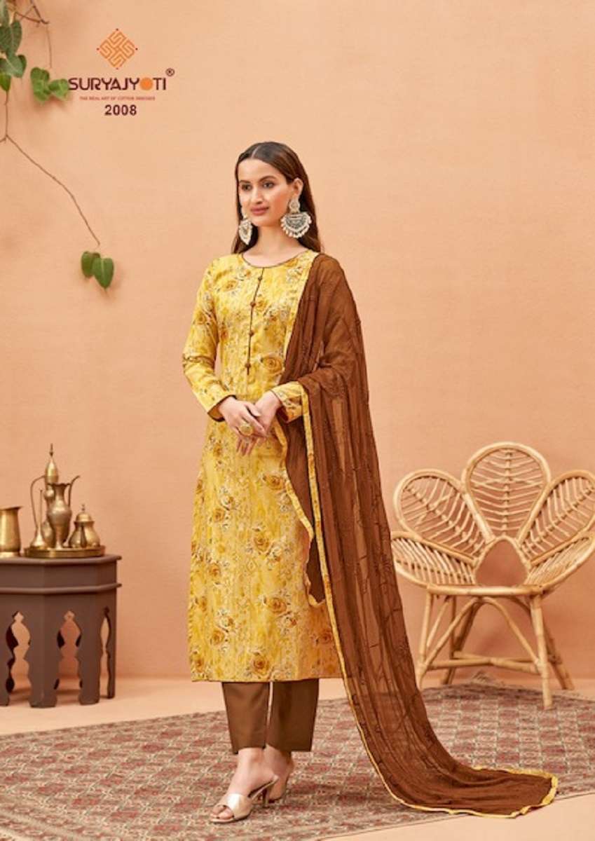 SURYAJYOTI KIANA VOL-2 – DRESS MATERIAL Wholesale catalog
