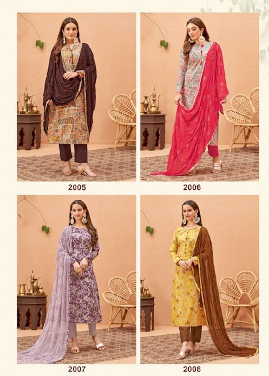 SURYAJYOTI KIANA VOL-2 – DRESS MATERIAL Wholesale catalog