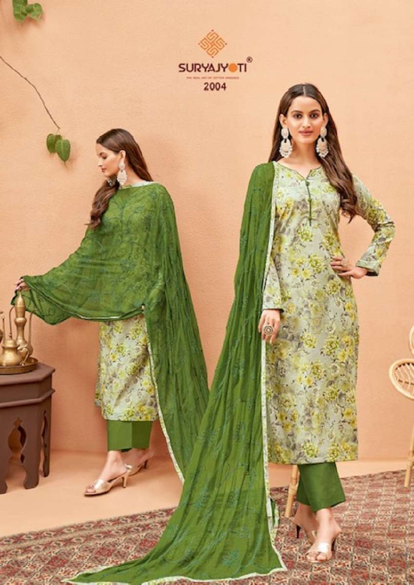 SURYAJYOTI KIANA VOL-2 – DRESS MATERIAL Wholesale catalog