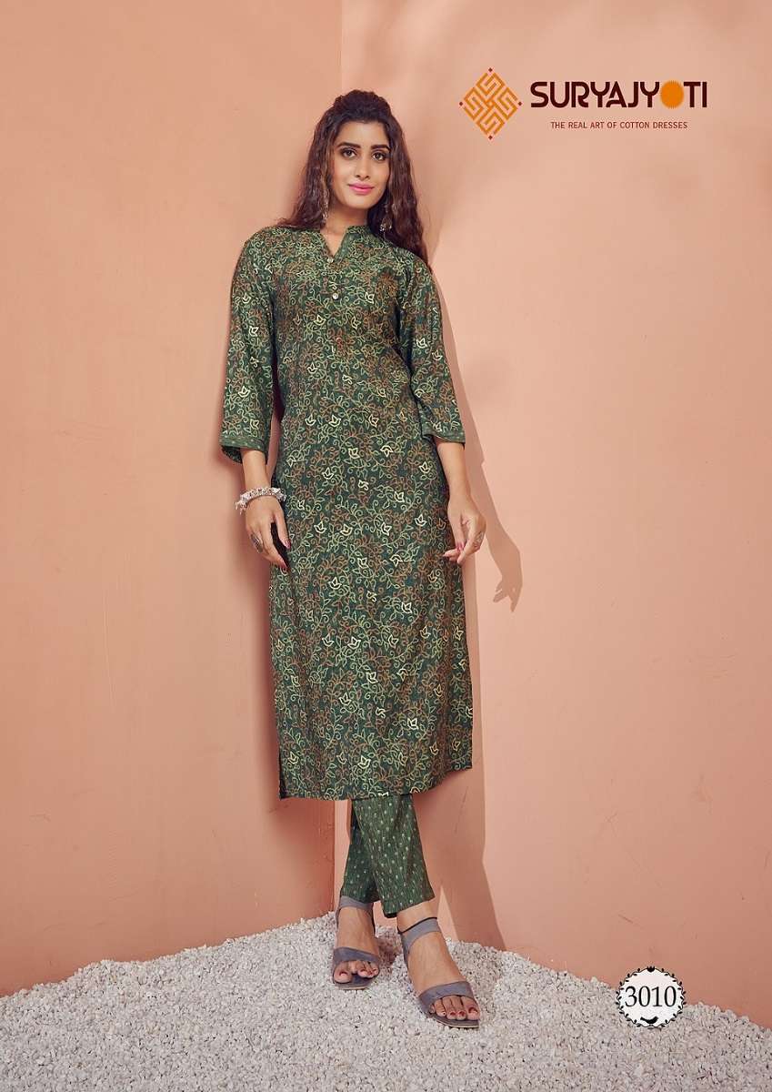 Suryajyoti Krisha Vol-3 – Kurti With Pant Wholesale catalog