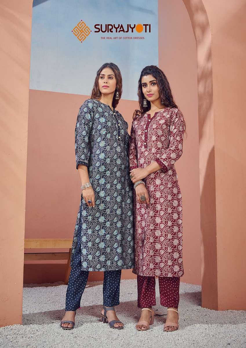 Suryajyoti Krisha Vol-3 – Kurti With Pant Wholesale catalog