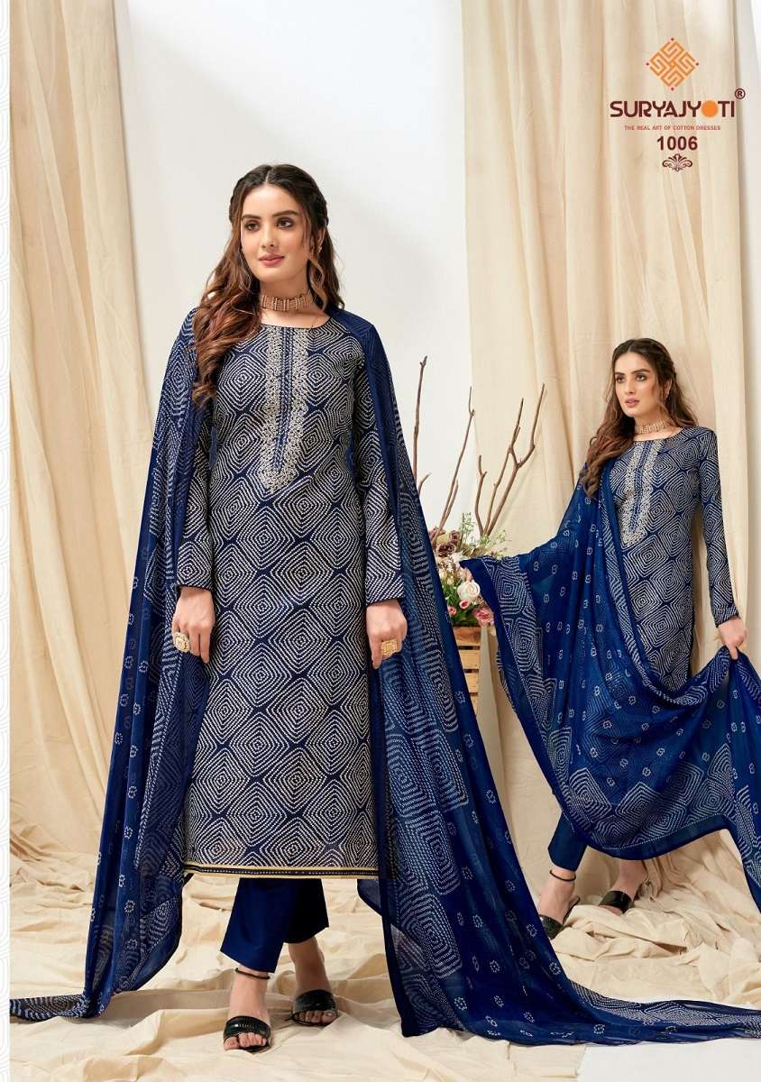 Suryajyoti Nykaa Vol-1 – Dress Material Wholesale catalog
