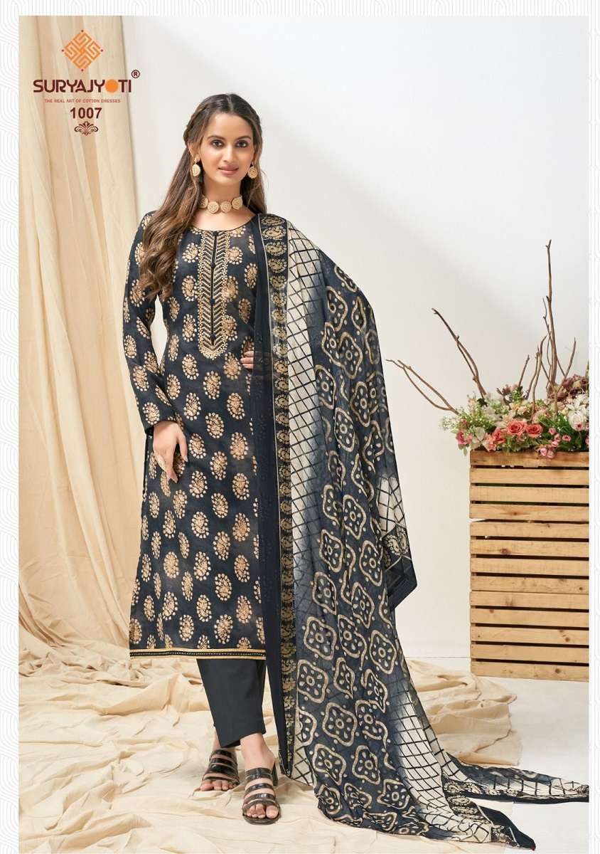Suryajyoti Nykaa Vol-1 – Dress Material Wholesale catalog
