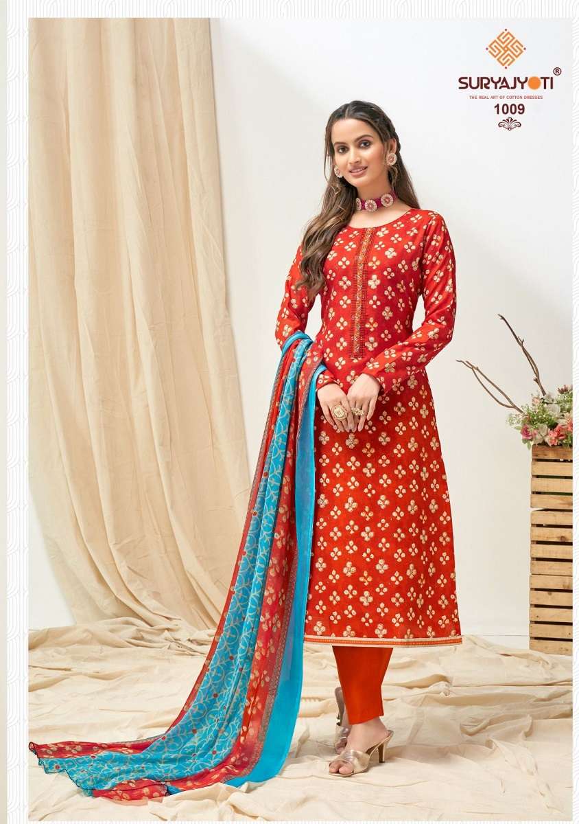 Suryajyoti Nykaa Vol-1 – Dress Material Wholesale catalog