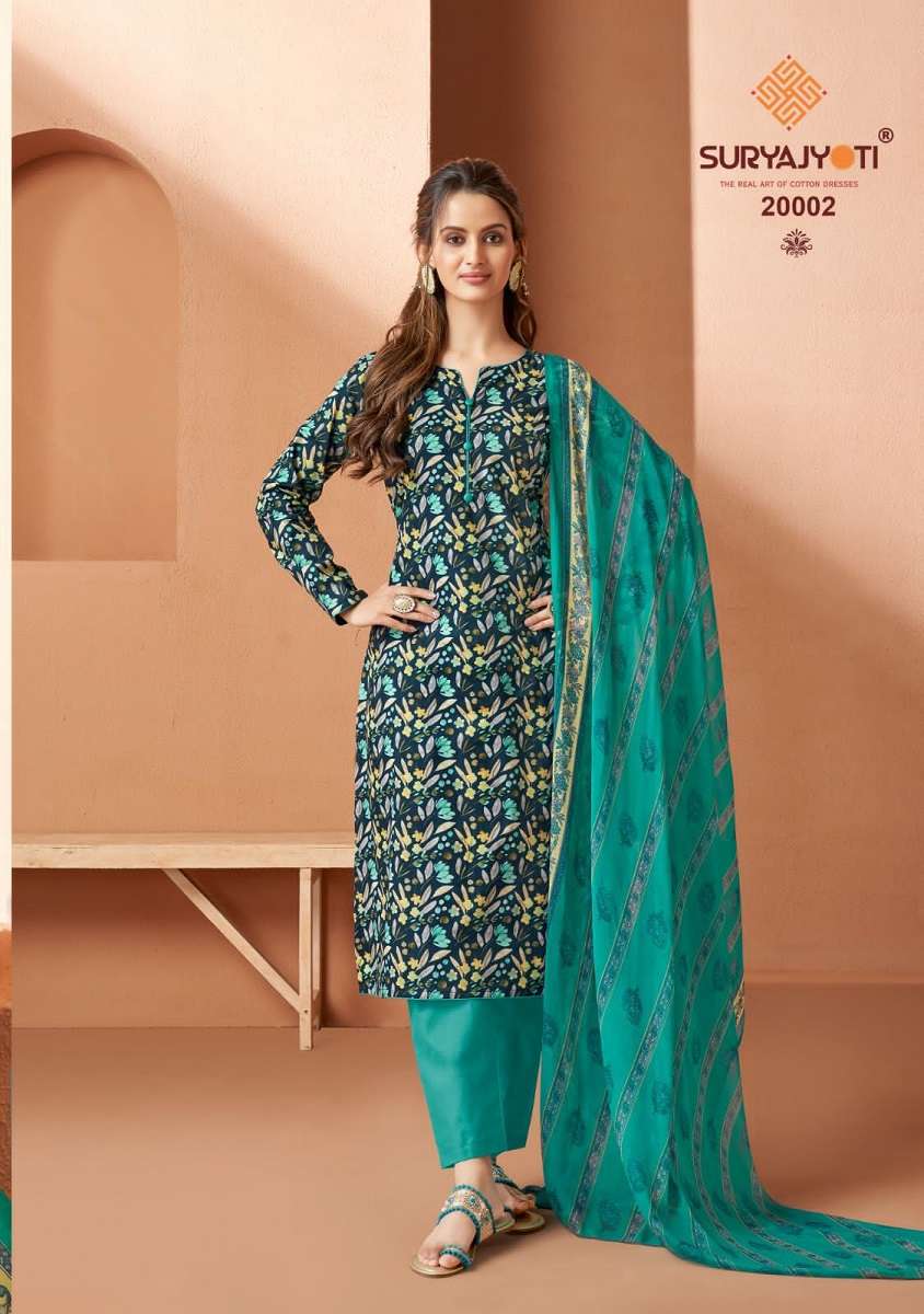 SURYAJYOTI SUHANA VOL-20 – DRESS MATERIAL Wholesale catalog
