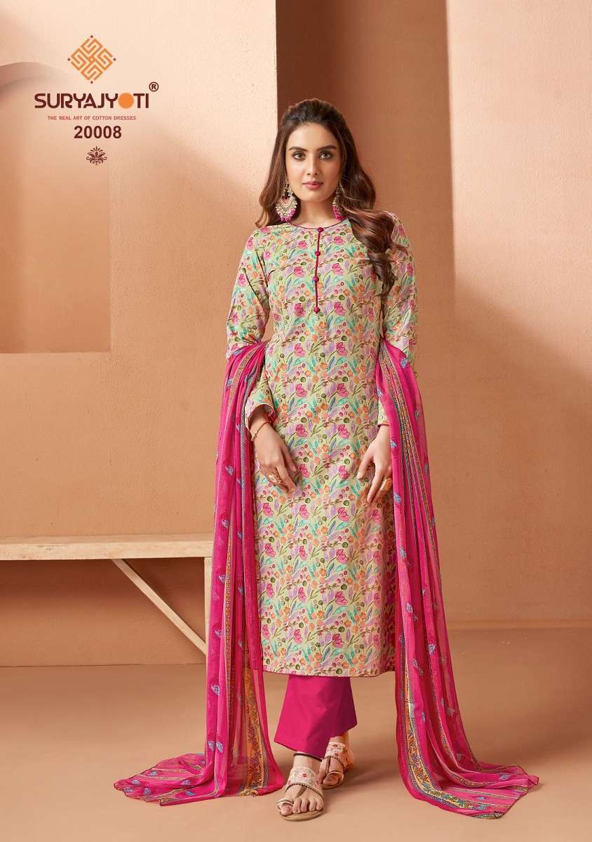 SURYAJYOTI SUHANA VOL-20 – DRESS MATERIAL Wholesale catalog