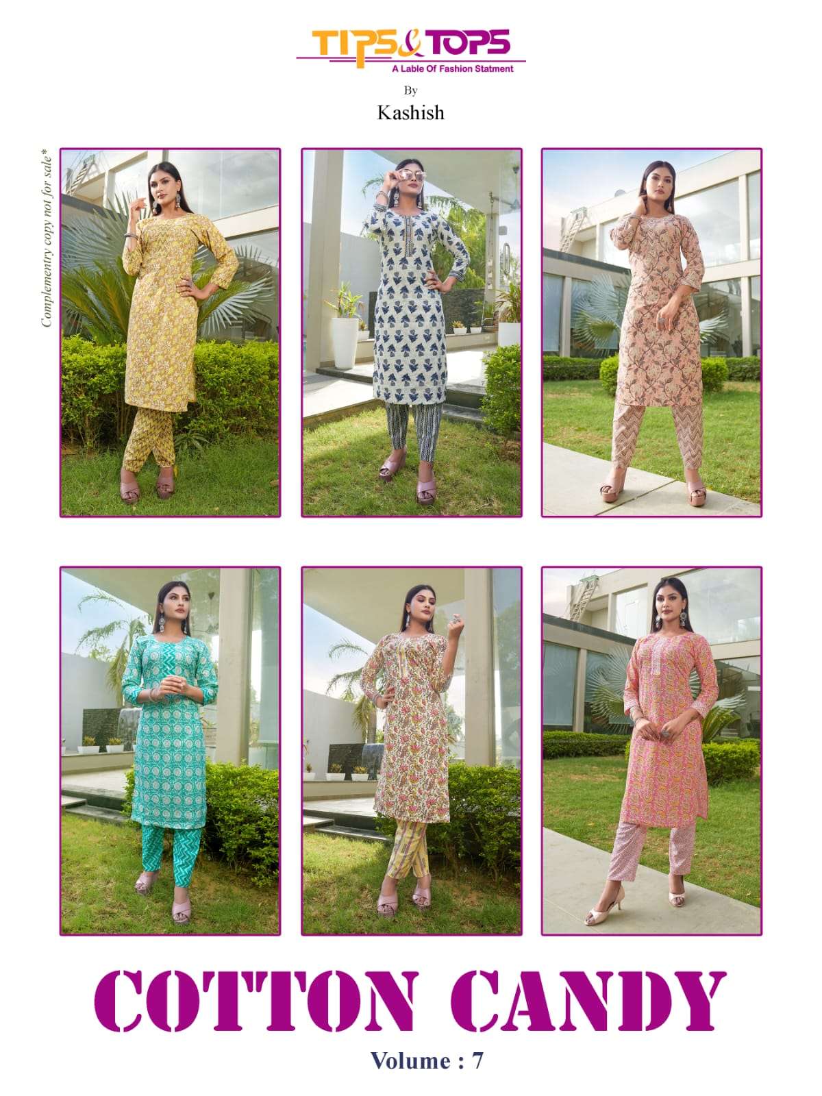 TIPS & TOPS COTTON CANDY Vol 07 Kurti Wholesale catalog