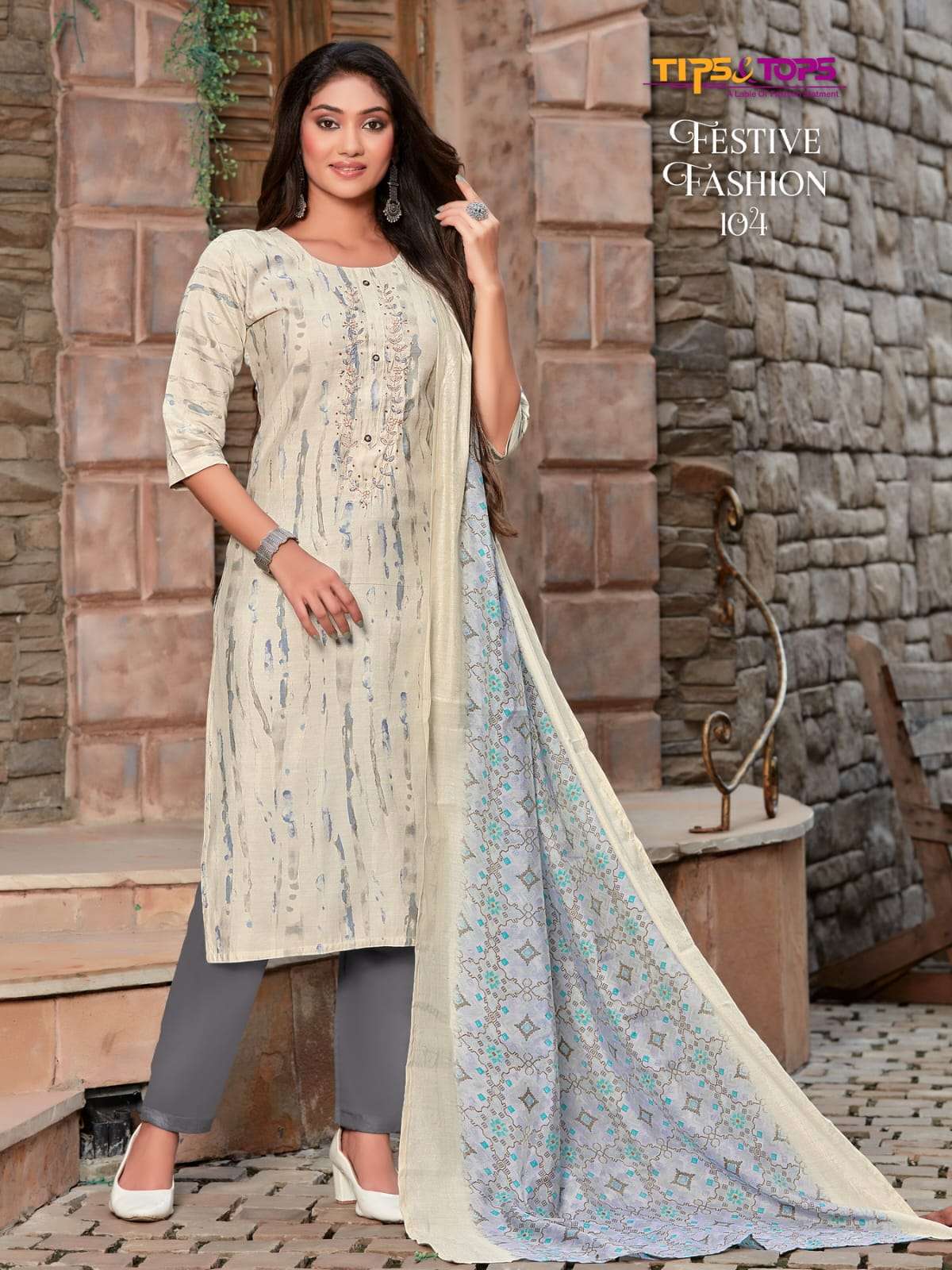 TIPS & TOPS FESTIVE FASHION Kurti Wholesale catalog
