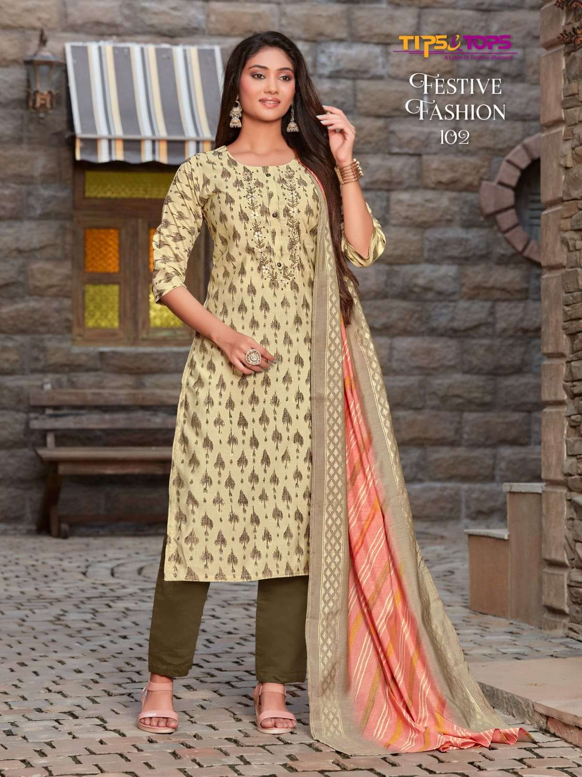TIPS & TOPS FESTIVE FASHION Kurti Wholesale catalog