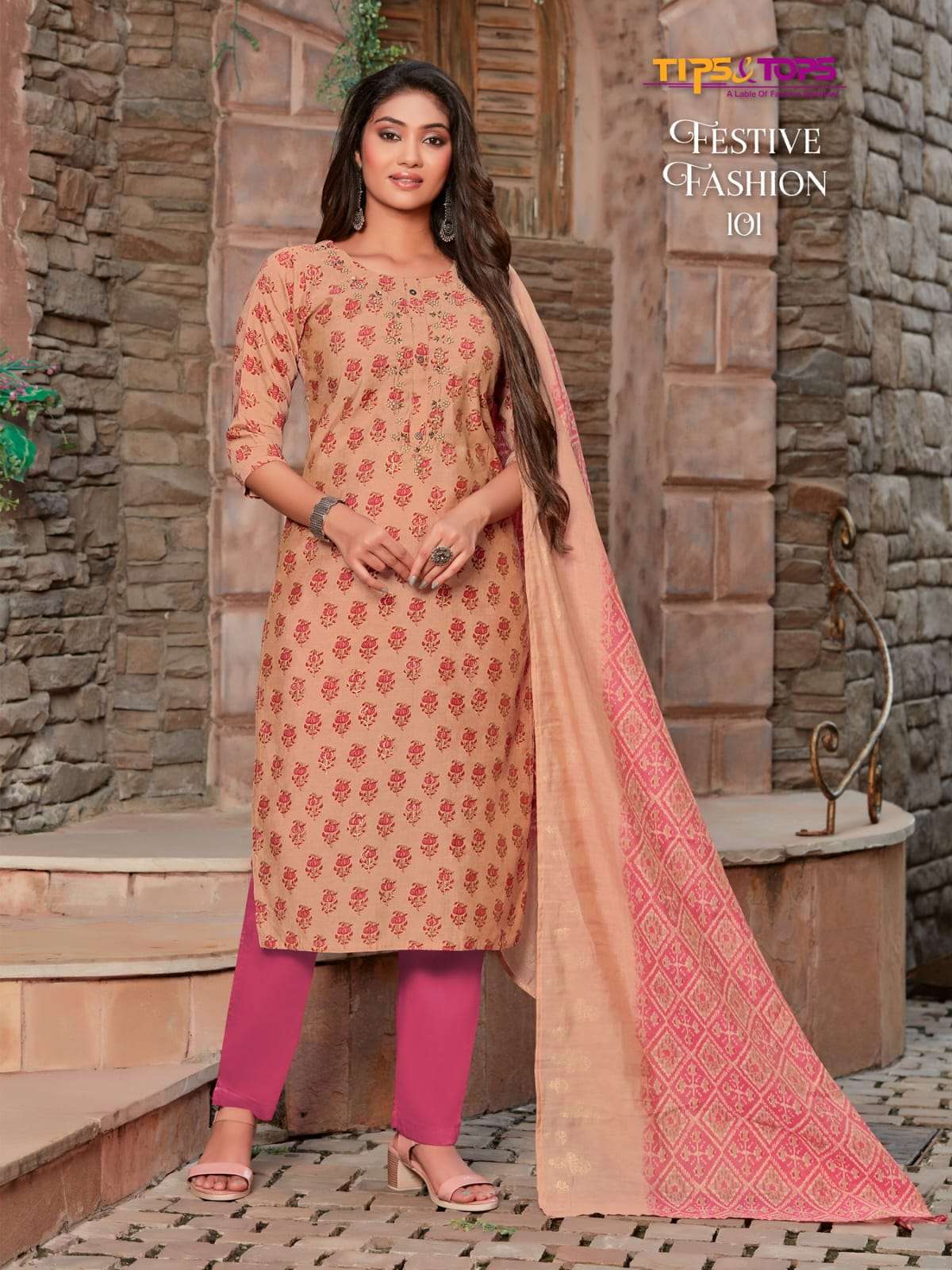 TIPS & TOPS FESTIVE FASHION Kurti Wholesale catalog