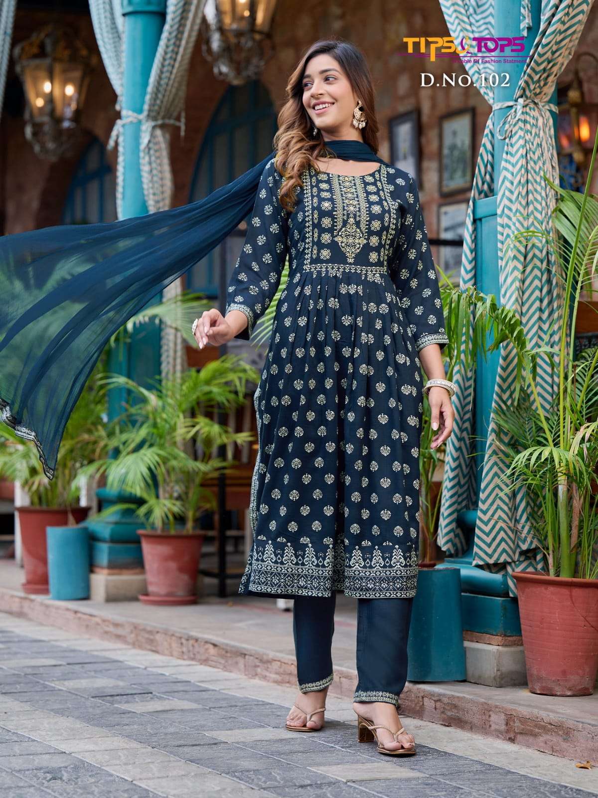 TIPS & TOPS LABEL NYRA KURTI WHOLESALE CATALOG