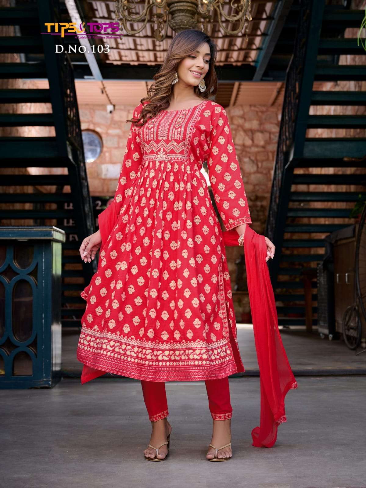 TIPS & TOPS LABEL NYRA KURTI WHOLESALE CATALOG
