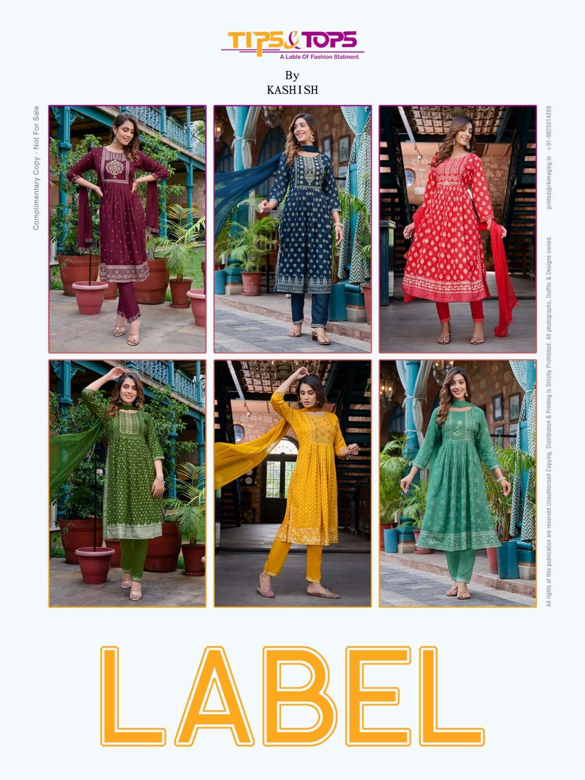 TIPS & TOPS LABEL NYRA KURTI WHOLESALE CATALOG