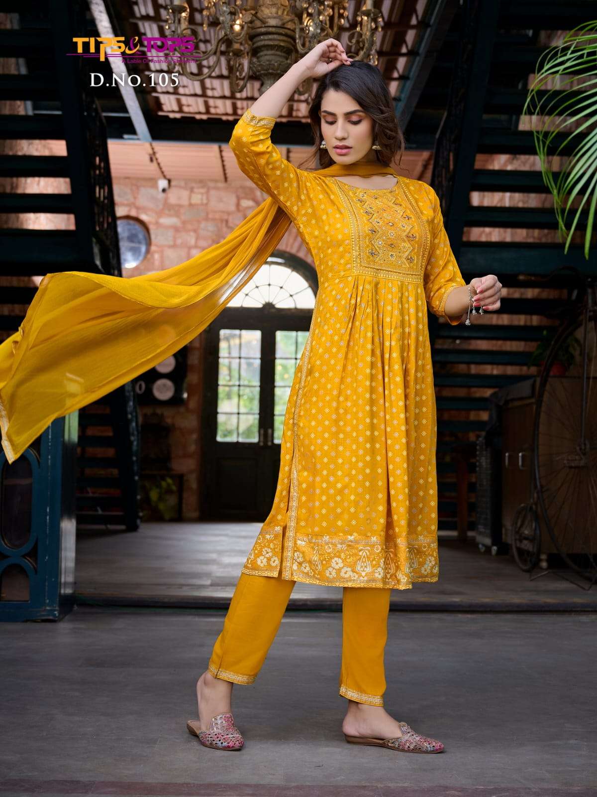 TIPS & TOPS LABEL NYRA KURTI WHOLESALE CATALOG