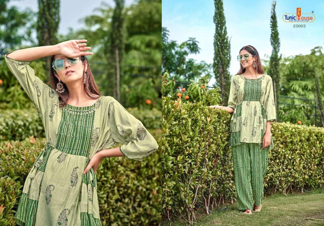 TUNIC HOUSE Co-ORD SET FUSION Kurti Wholesale catalog