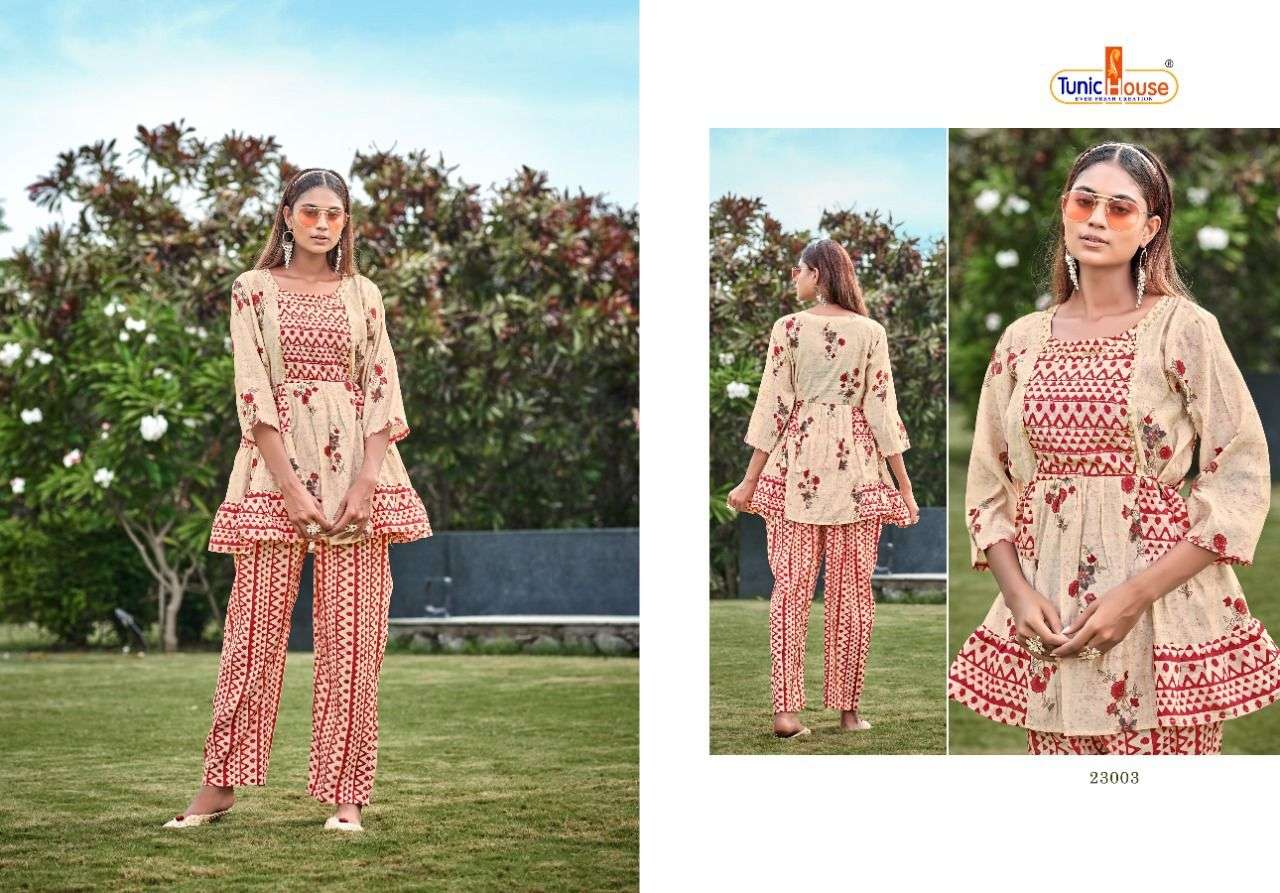 TUNIC HOUSE Co-ORD SET FUSION Kurti Wholesale catalog