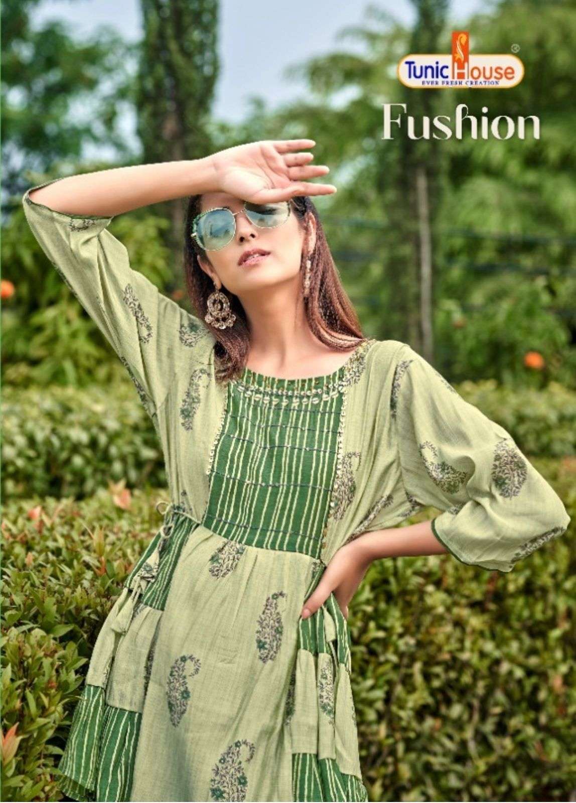 TUNIC HOUSE Co-ORD SET FUSION Kurti Wholesale catalog