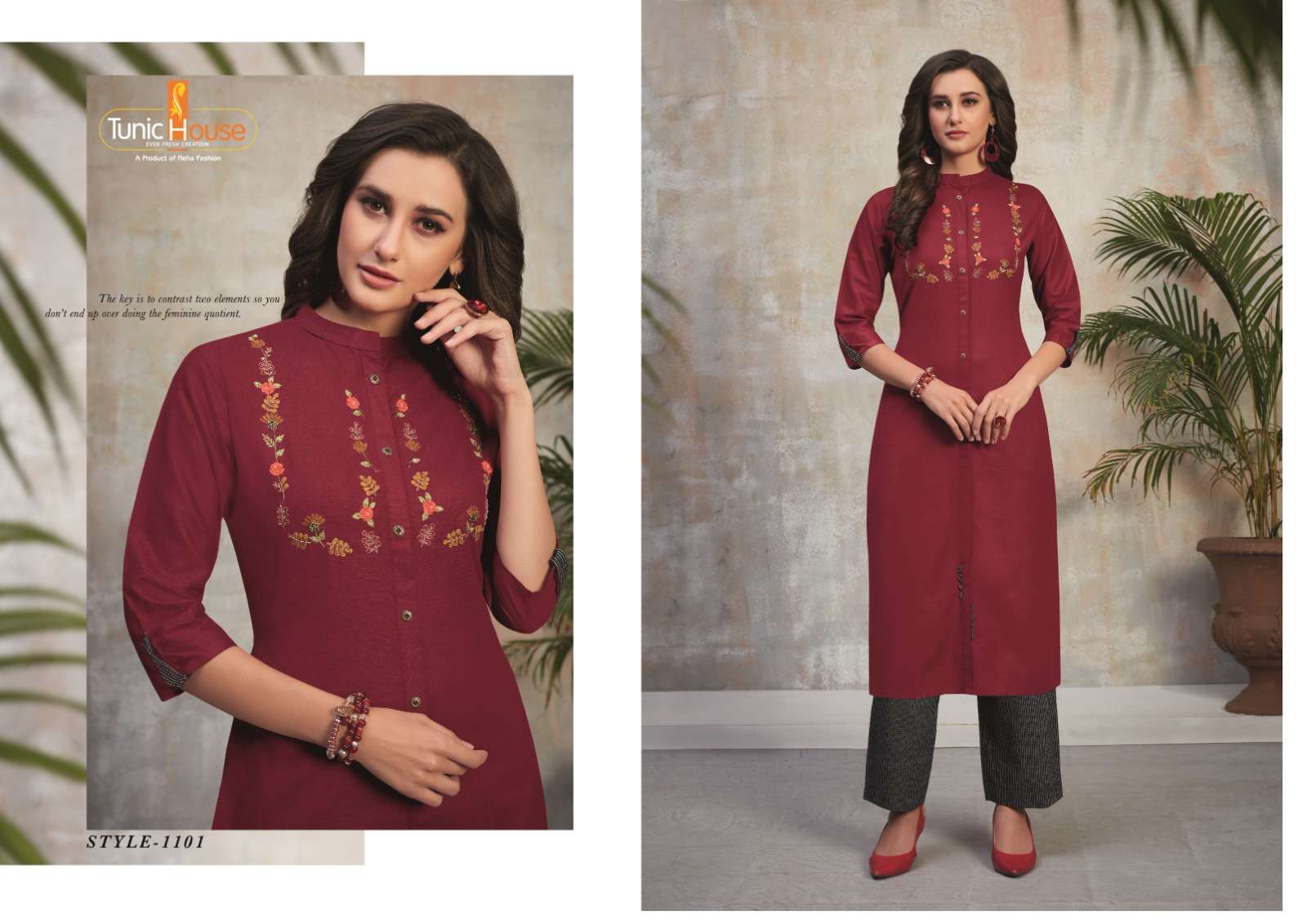TUNIC HOUSE NAJUK-2 Kurti Wholesale catalog