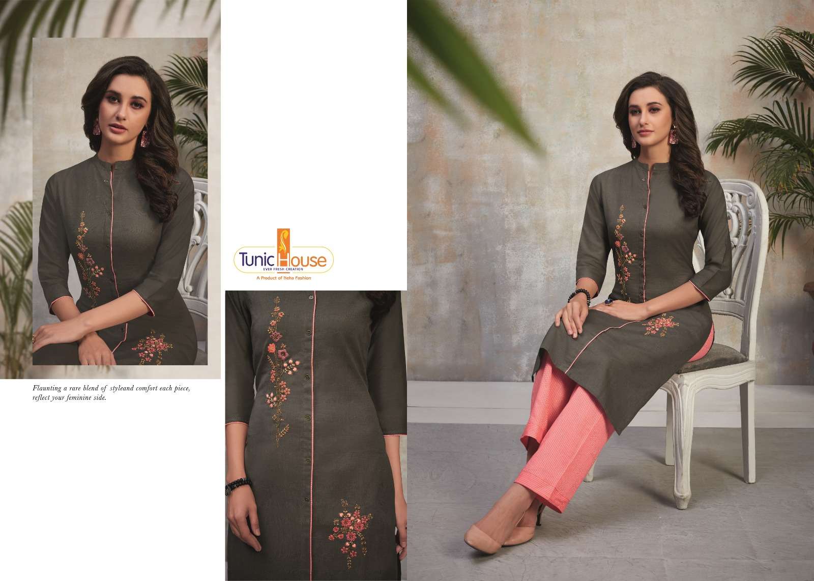 TUNIC HOUSE NAJUK-2 Kurti Wholesale catalog