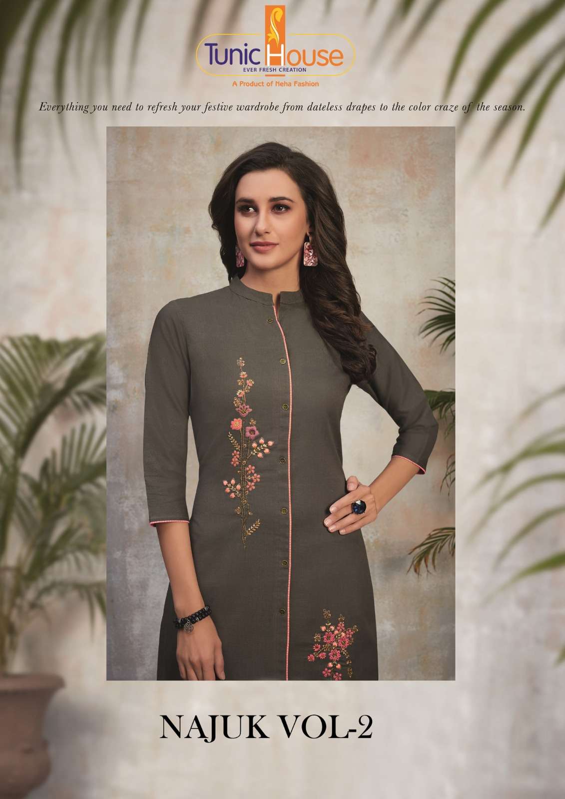 TUNIC HOUSE NAJUK-2 Kurti Wholesale catalog