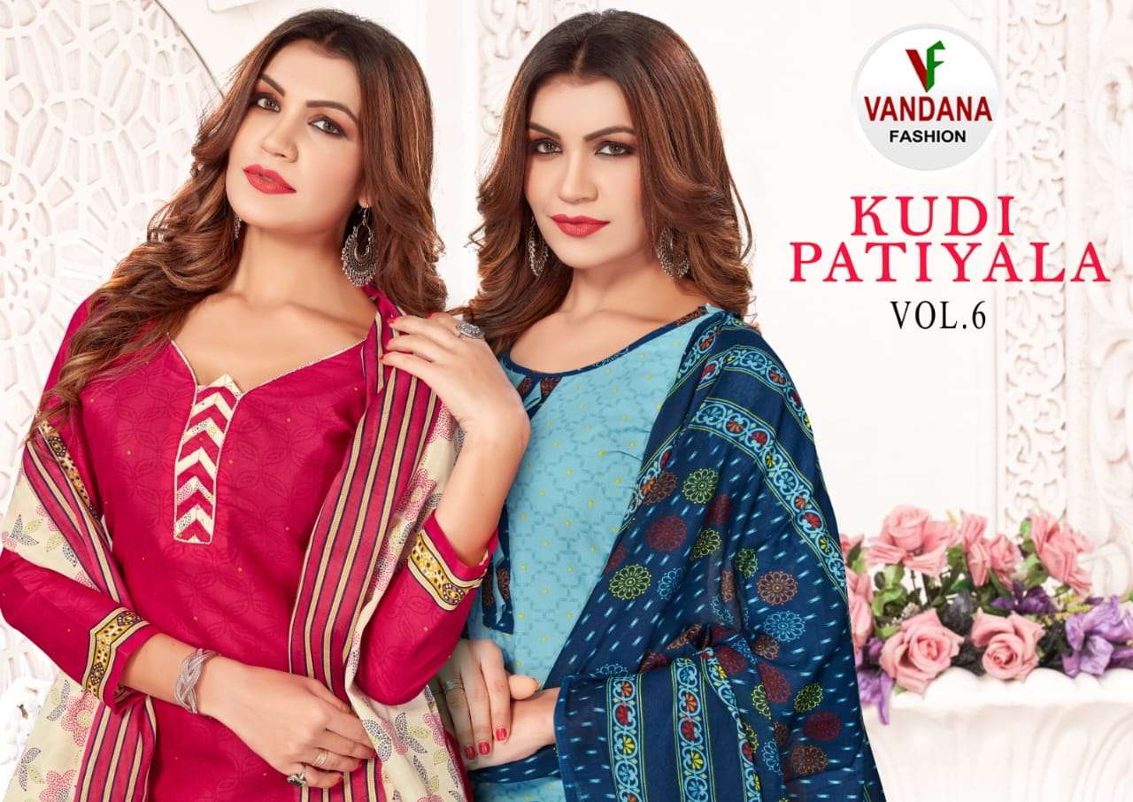 Vandana Patiyala Kudi Vol-6 – Dress Material