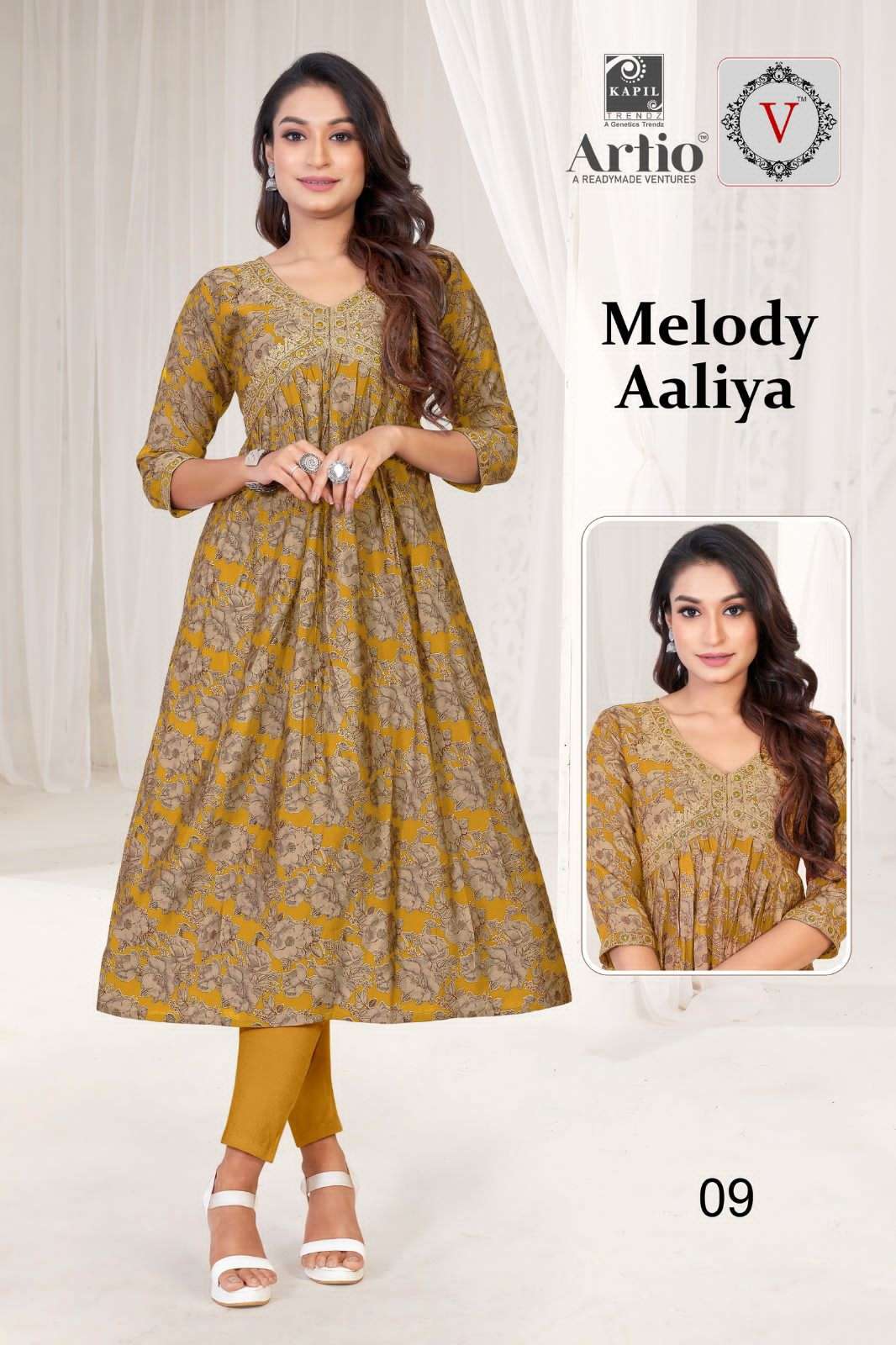 VEDHA MELODY AALIYA Kurti Wholesale catalog
