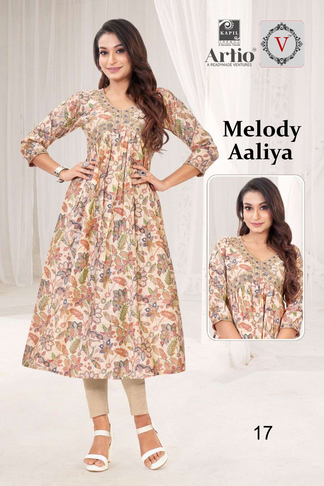 VEDHA MELODY AALIYA Kurti Wholesale catalog