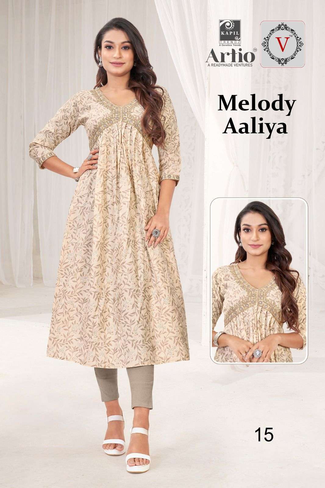 VEDHA MELODY AALIYA Kurti Wholesale catalog