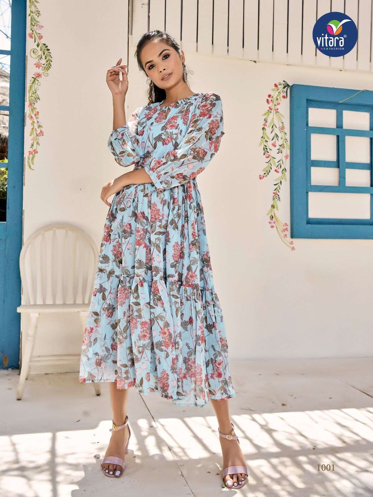 vitara fashion GEORGIA Kurti Wholesale catalog