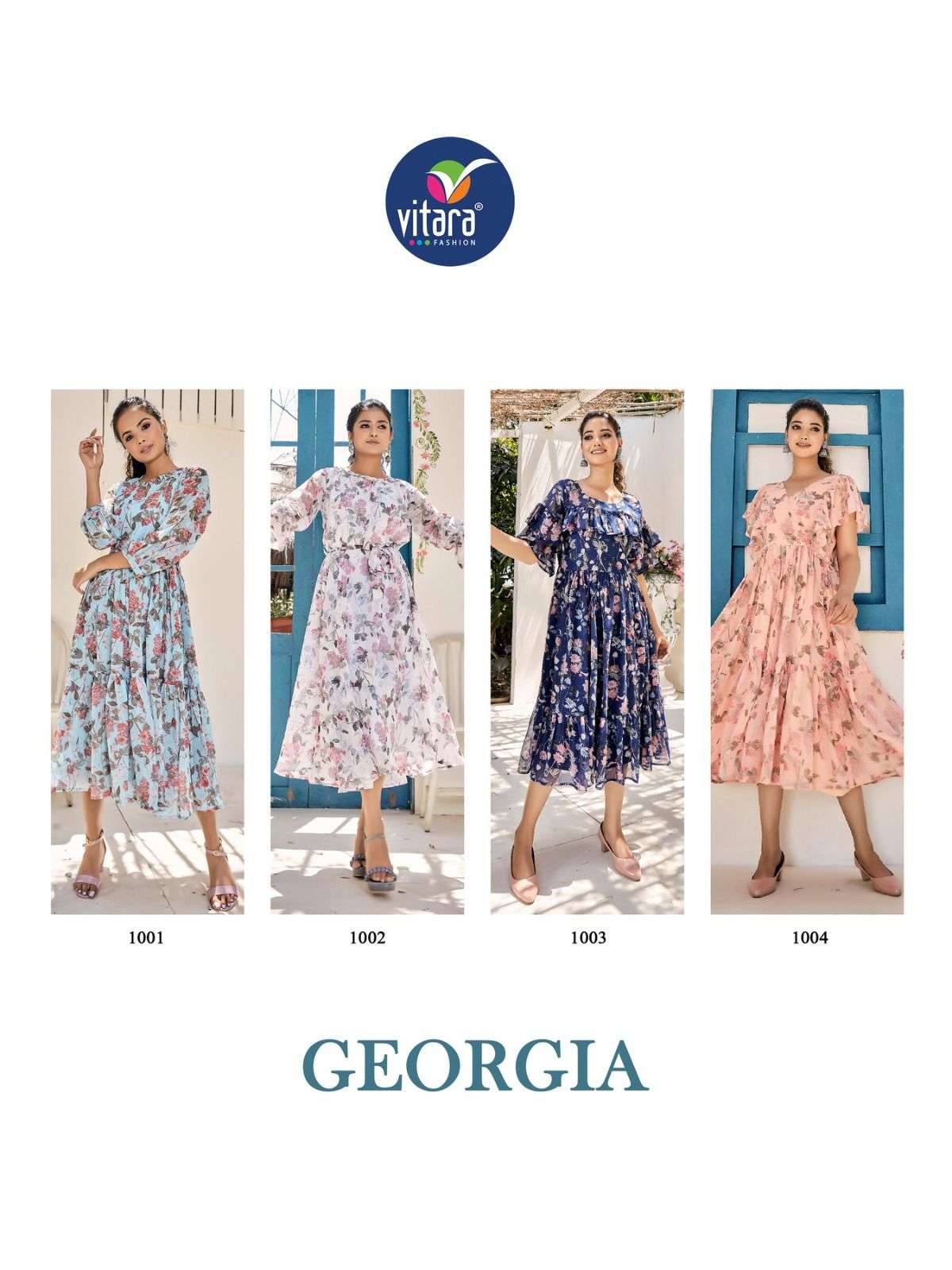 vitara fashion GEORGIA Kurti Wholesale catalog