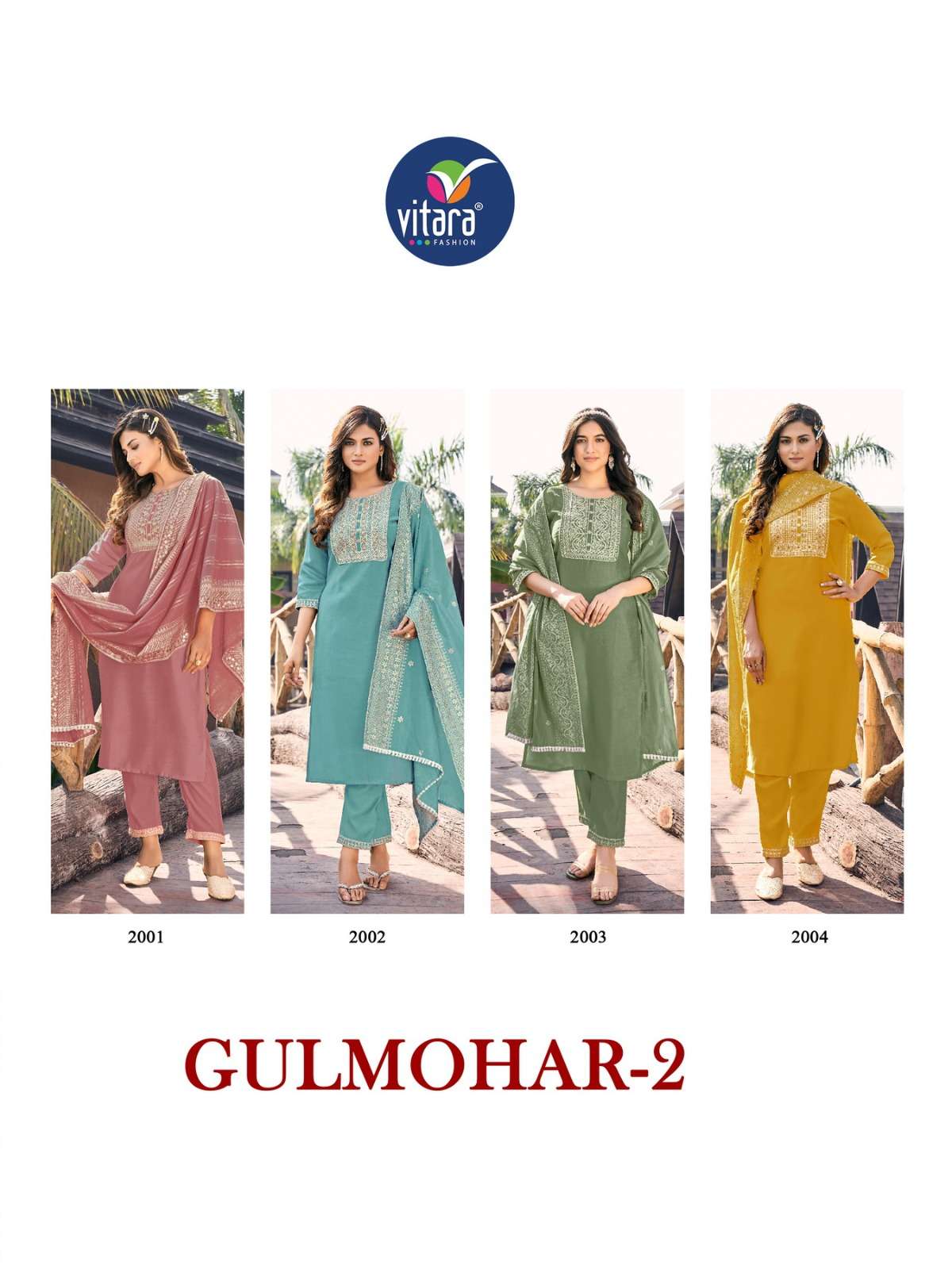 Vitara fashion GULMOHAR-2 Kurti Wholesale catalog
