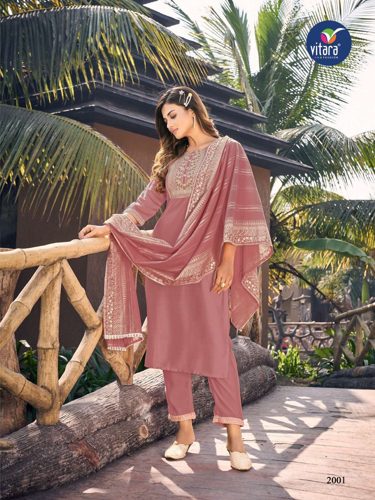 Vitara fashion GULMOHAR-2 Kurti Wholesale catalog