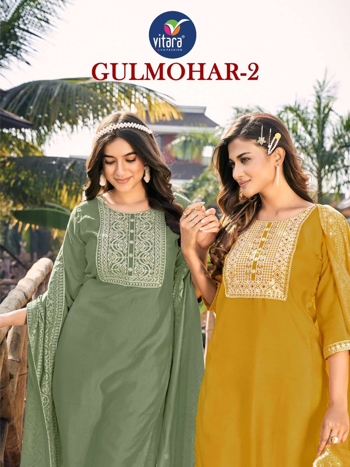 Vitara fashion GULMOHAR-2 Kurti Wholesale catalog