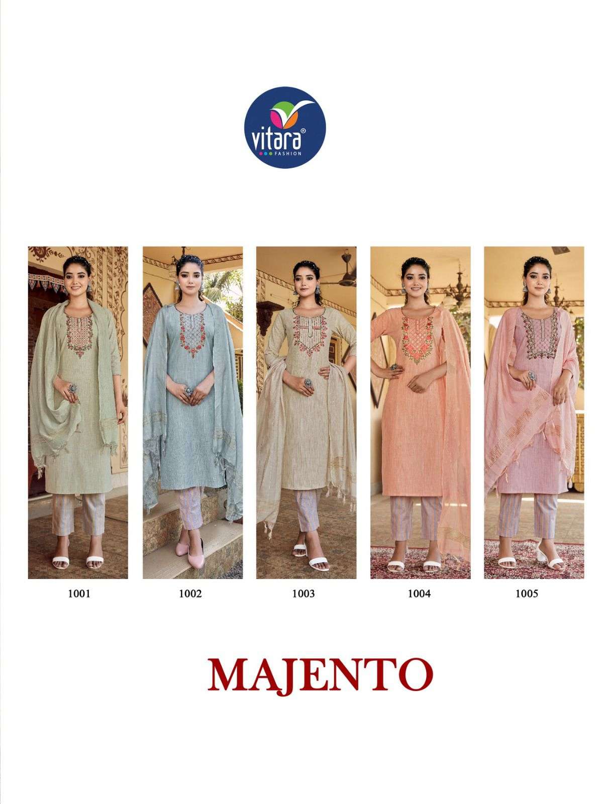 vitara fashion MAJENTO Kurti Wholesale catalog