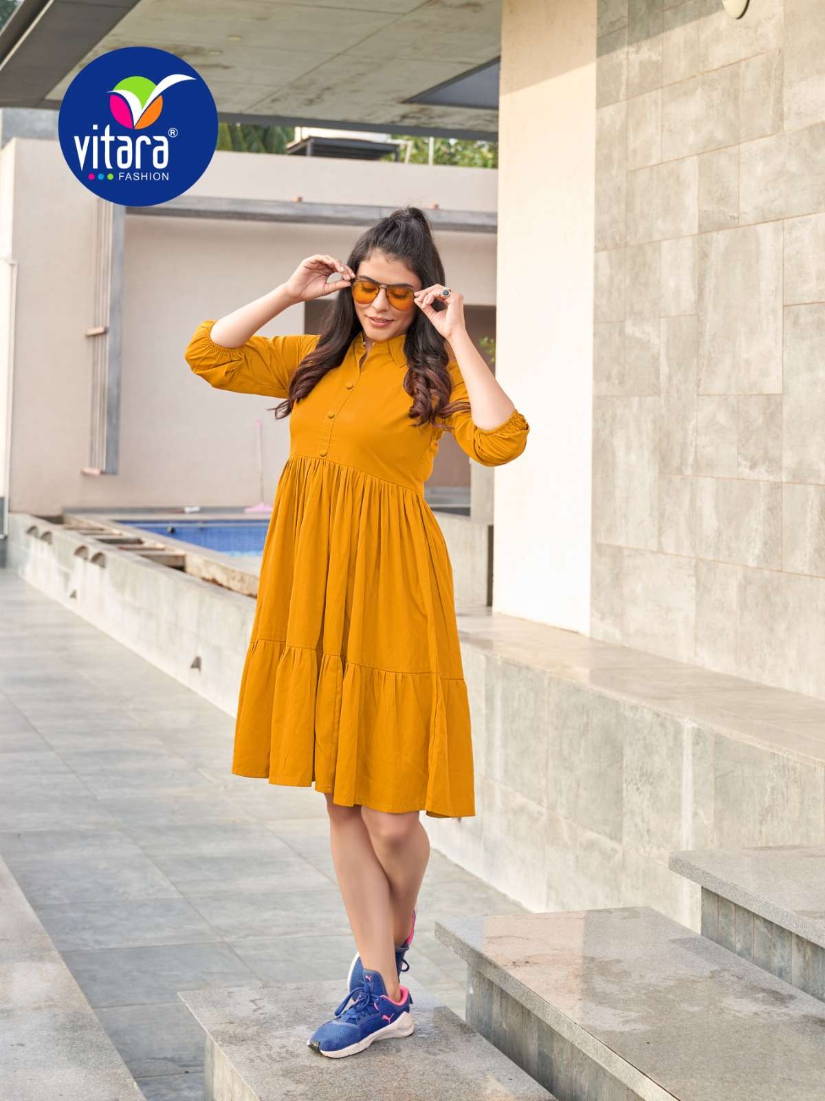 Vitara fashion MAZELO Kurti Wholesale catalog