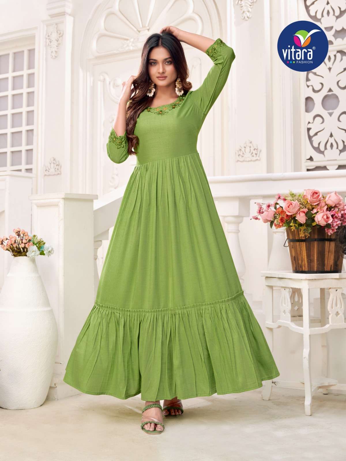 Vitara fashion RANGMALA Kurti Wholesale catalog