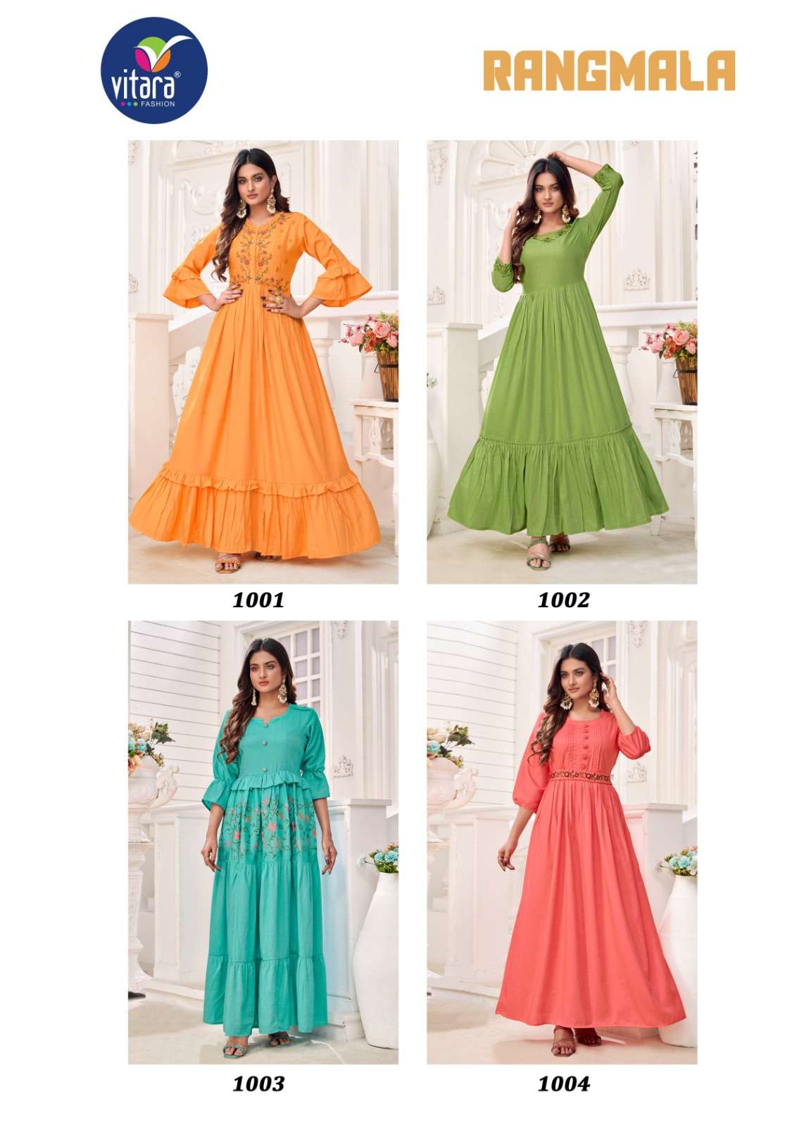 Vitara fashion RANGMALA Kurti Wholesale catalog