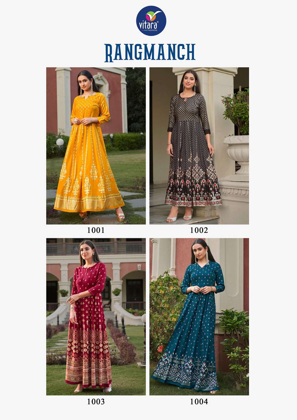 Vitara fashion RANGMANCH Kurti Wholesale catalog