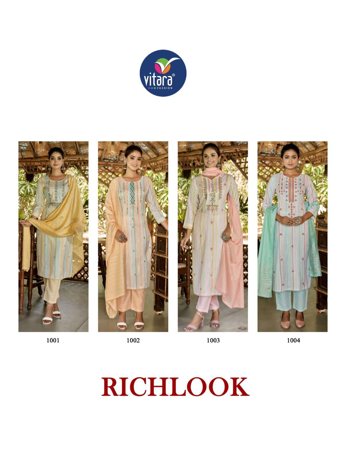 Vitara fashion RICHLOOK Kurti Wholesale catalog