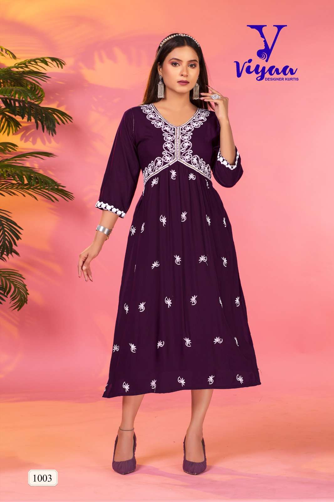 VIYAA DESIGNER FUSION Kurti Wholesale catalog