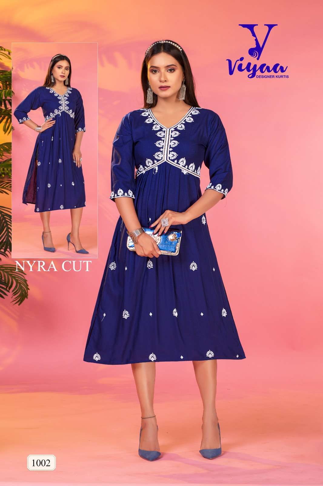 VIYAA DESIGNER FUSION Kurti Wholesale catalog