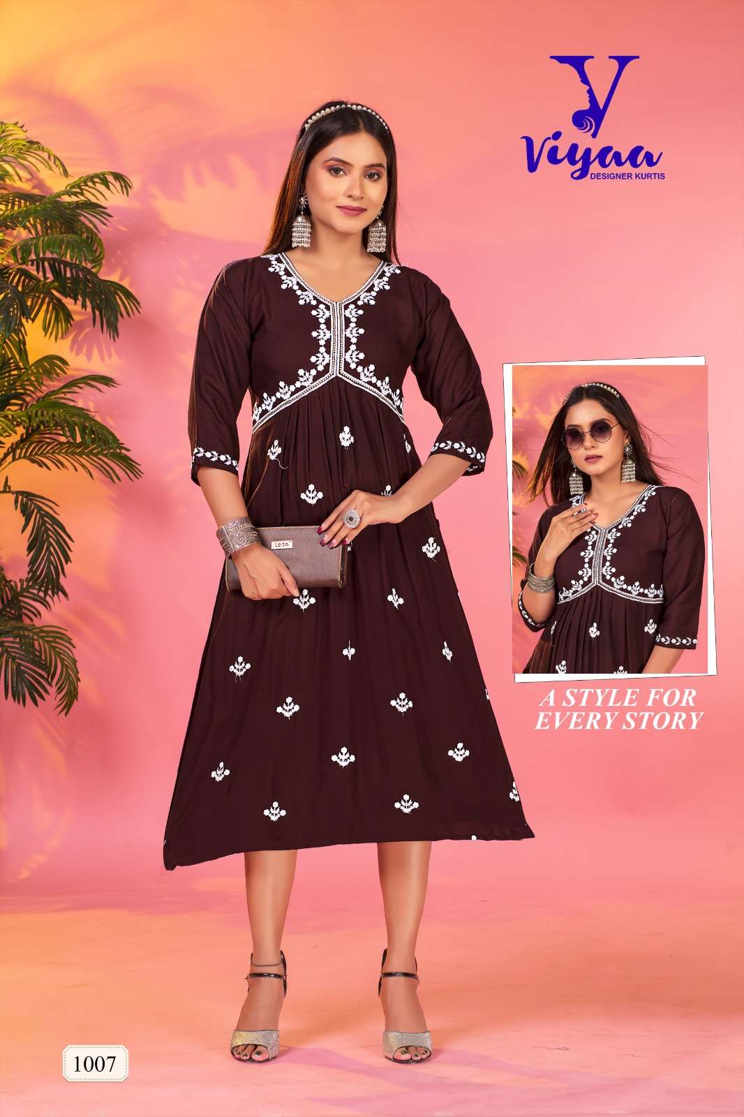 VIYAA DESIGNER FUSION Kurti Wholesale catalog