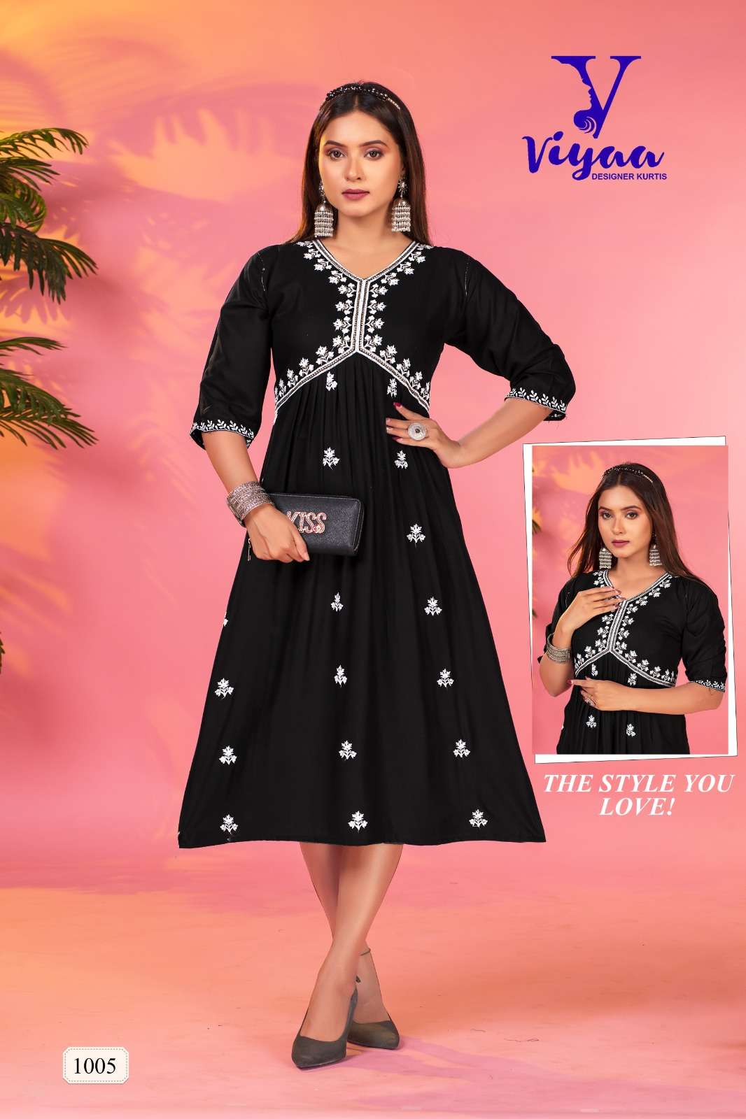 VIYAA DESIGNER FUSION Kurti Wholesale catalog