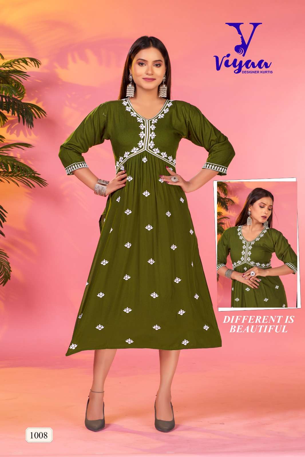 VIYAA DESIGNER FUSION Kurti Wholesale catalog