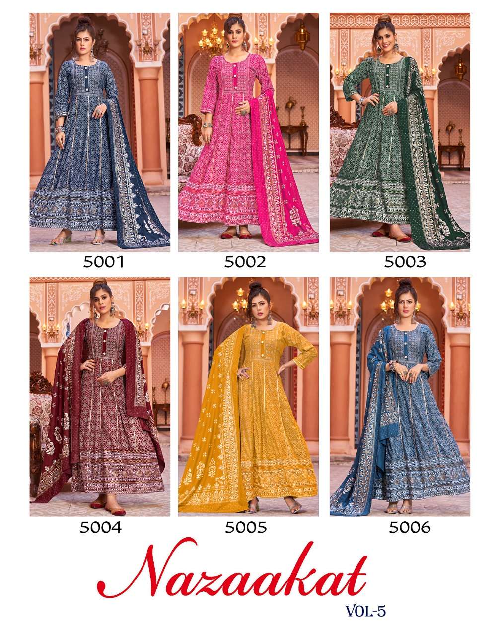 VIYAA DESIGNER NAZAKAT V5 Kurti Wholesale catalog