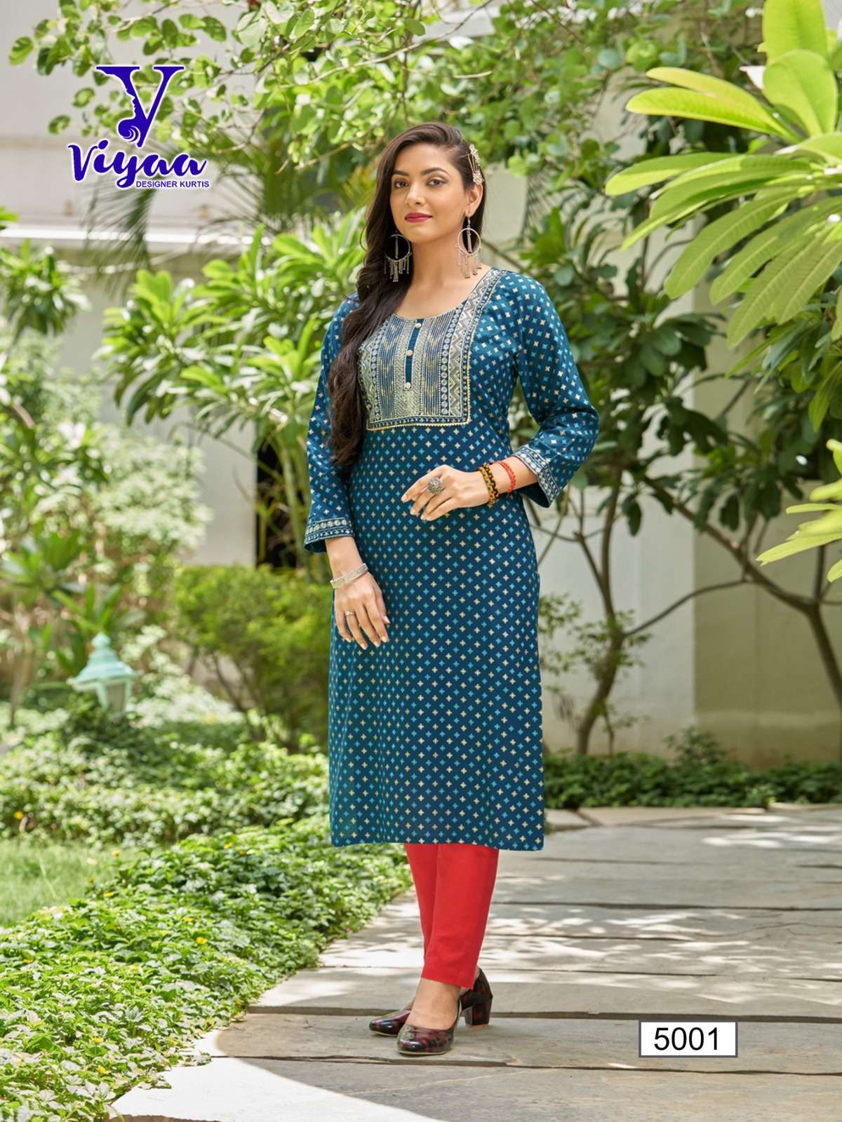 VIYAA DESIGNER POSHAK V5 Kurti Wholesale catalog